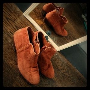 Sam Edelman Perry Suede booties sz 7.5